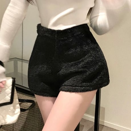 ふわふわショートパンツ2色