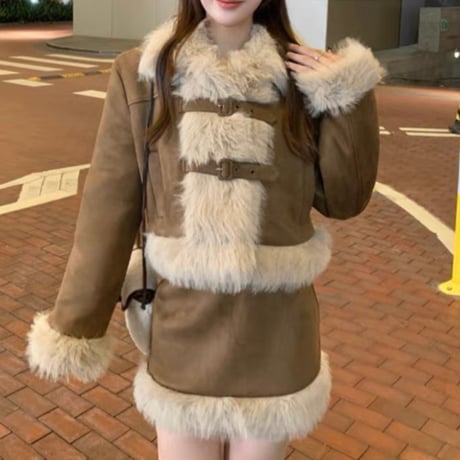 fur×brown winter setup 2種