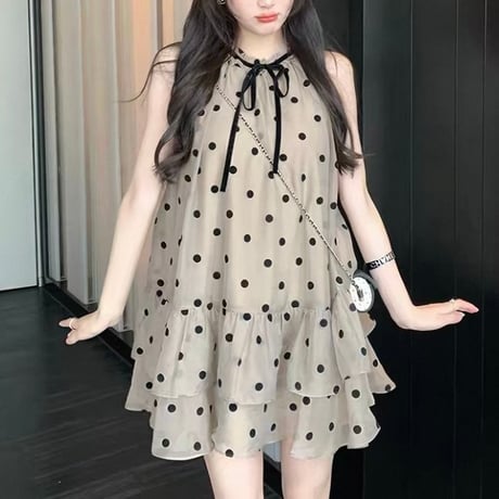 Dot Chiffon Onepiece