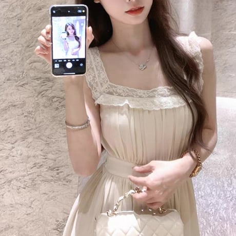 Lace Whisper White Dress
