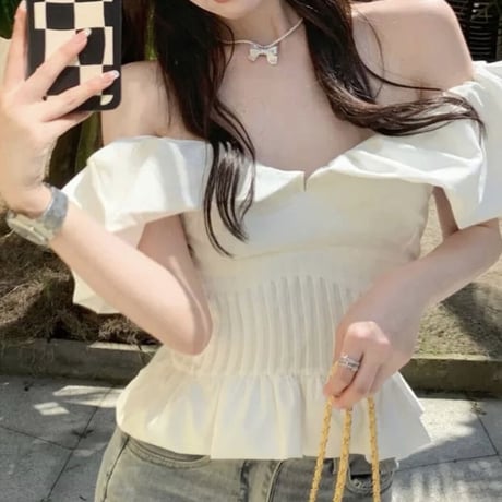 puff off shoulder tops