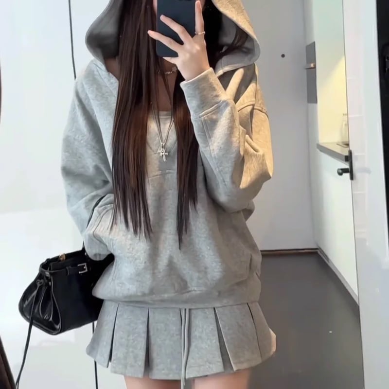 ペリキュール スウェット プリーツスカート sweat lace pleats skirt｜PELLICULE | ぺリキュール
