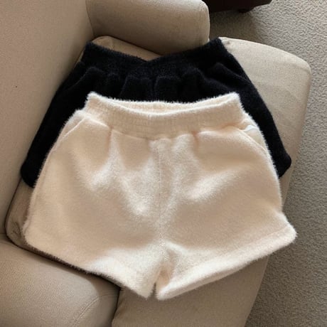 ウエストゴムショートパンツ2色