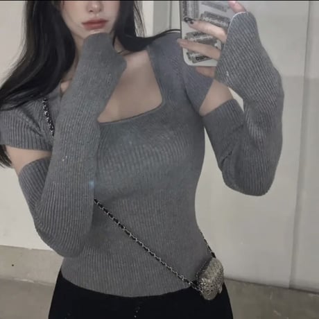 綾野あすか様ご着用♡sleeve cut tops 2色