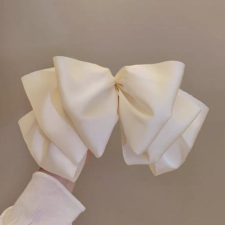 ribbon barrette 2色