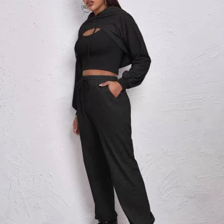 casual sporty wear 3点セット 4色