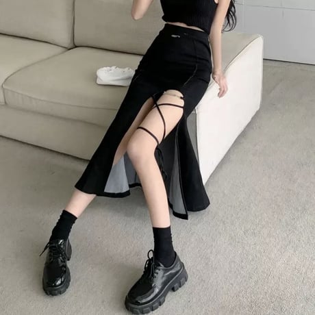 front open マーメイドスカート