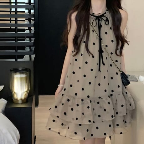 Dot Chiffon Onepiece