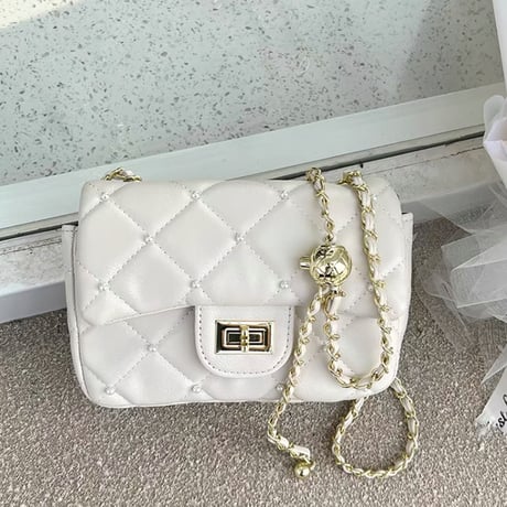 パール付きショルダーbag