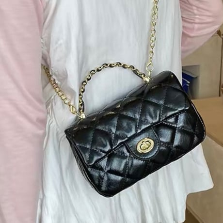 Quilted Chain Mini Bag 5色