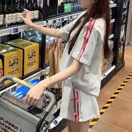 border ribbon 半袖セットアップ
