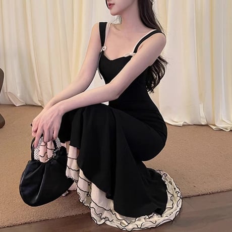 mellow frill long op