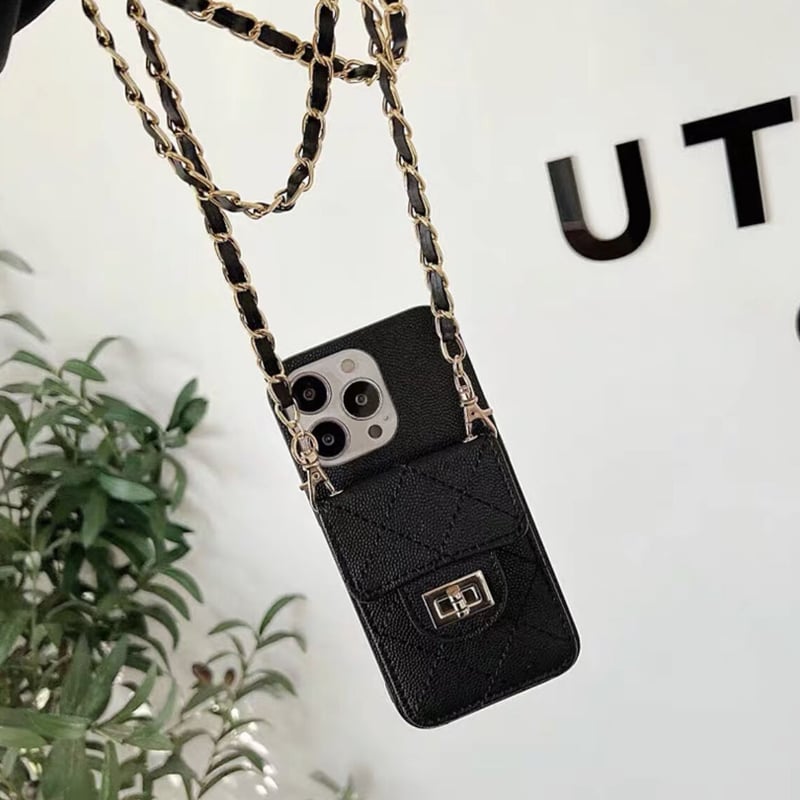 収納付きキルティングiPhoneケース 2色 | ecrea