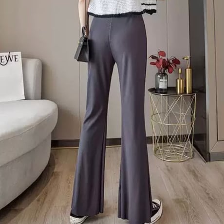 front slit ストレッチパンツ 5色