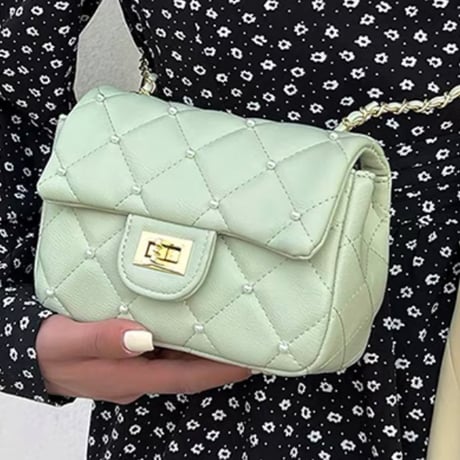 パール付きショルダーbag
