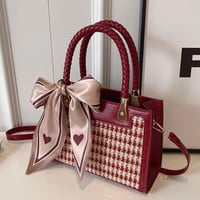 Ribbon Tweed Mini Bag