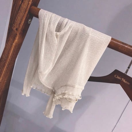 Sheer Inner Tops 3色
