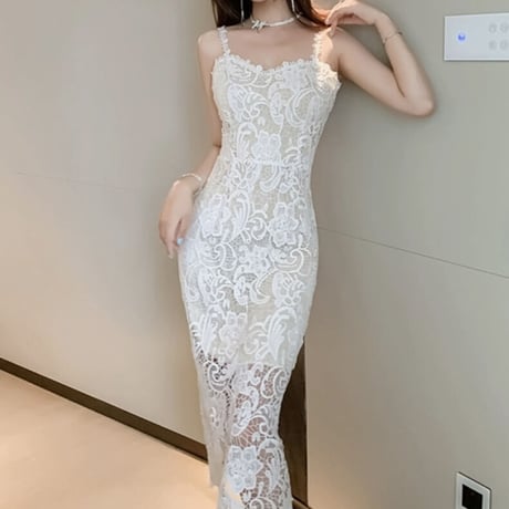 white lace elegant op