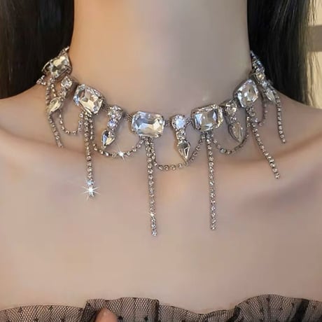 kira kira square necklace
