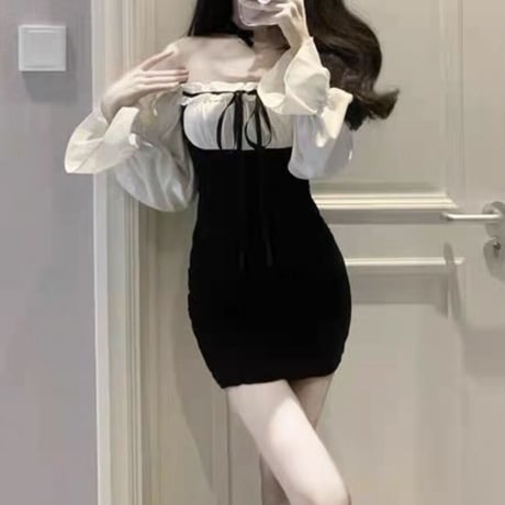愛咲マリン様ご着用♡classical girly オフショルワンピース