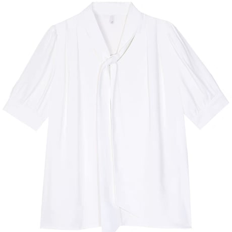 neck point simple tops4色