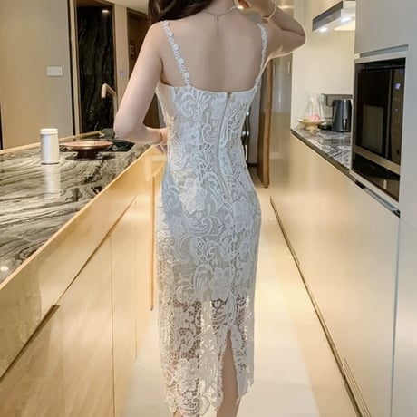 white lace elegant op