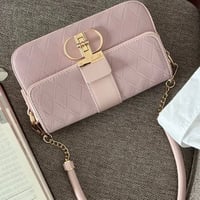 ベビーピンク×ゴールドbag