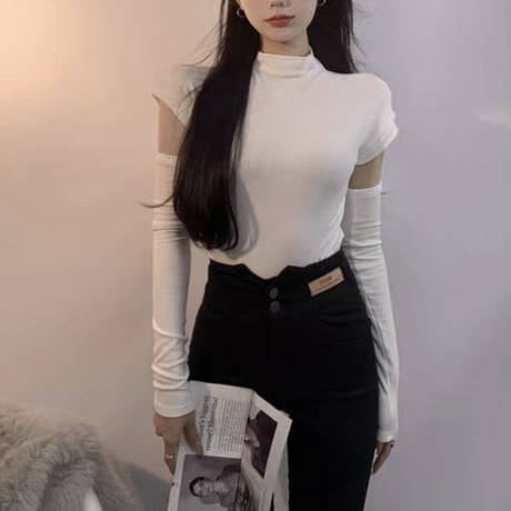 arm cover nosleeve tops 3色
