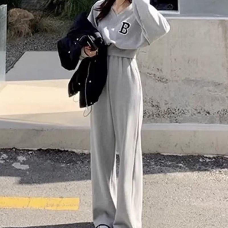 Bロゴ スウェットセットアップ3色 | ecrea