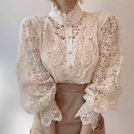 crochet design tops 3色