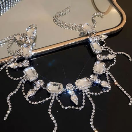 kira kira square necklace