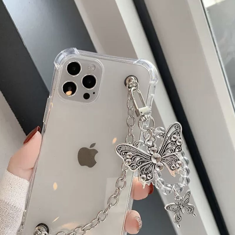 関税送料込 XTENDED iDENTiTY Gem バタフライ iPhoneケース バタフライチャーム付き iPhoneケース | ecrea