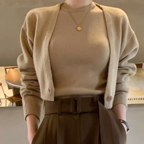 Gray Knit Set 4色