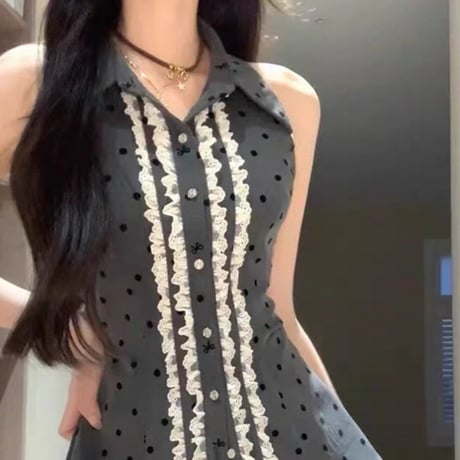 Dot lace girly setup