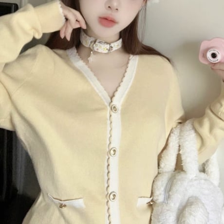 Yellow プリーツスカートセットアップ