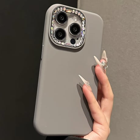 ビジュー付きiPhone case 5色