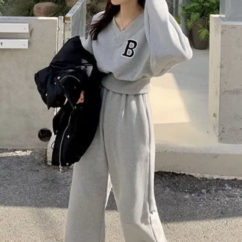 Bロゴ スウェットセットアップ3色 | ecrea