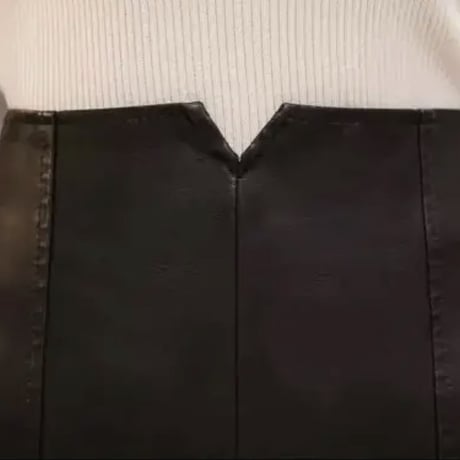 leather シンプル ショートパンツ