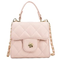 フラワーモチーフキルティングbag5色