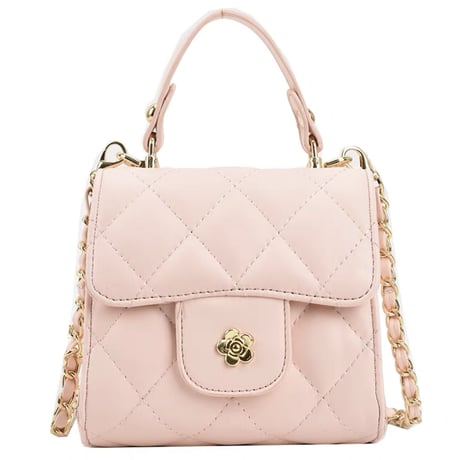 フラワーモチーフキルティングbag5色