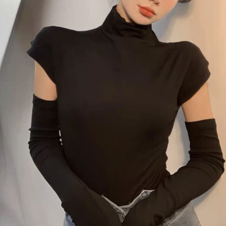 arm cover nosleeve tops 3色