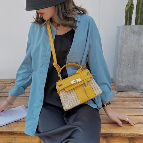 summer straw bag 4色