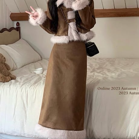 fur×brown winter setup 2種