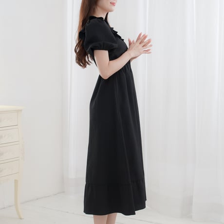 flower jacquard ribbon dress