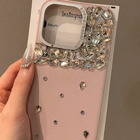 キラキラビジューiPhoneケース