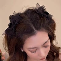 リボンミニクリップ2個set 3色
