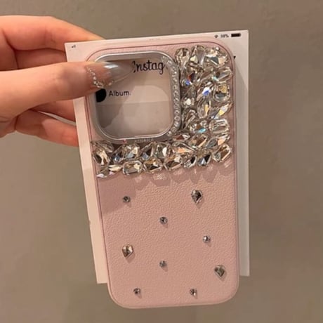 キラキラビジューiPhoneケース