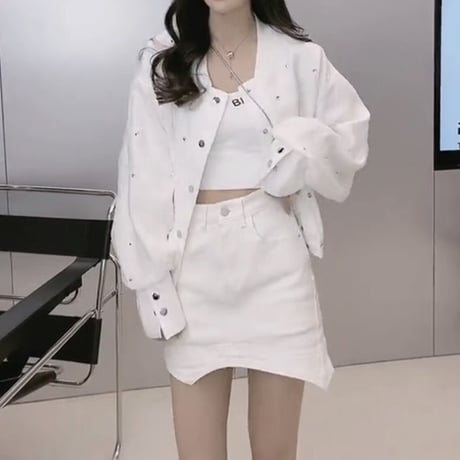 kira kira ビジュー付きジャケット