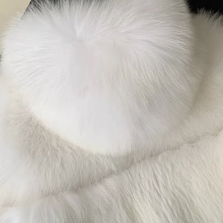 ぴょん様ご着用♡pure hoodie fur coat 2色