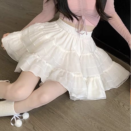 chuchu flare skirt 2色